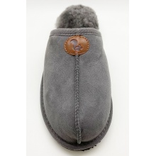 Thies Sheepskin Slipper dark grey Men's Slippers